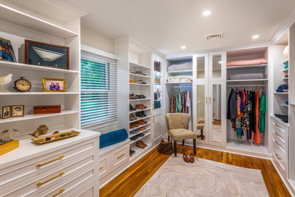 Elegant Closet Remodel by Virginia Design Group